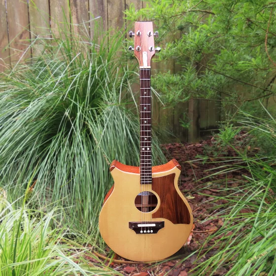 CROWN ROYALE TENOR GUITAR - Sapele with Spruce top