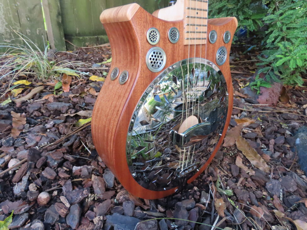 CROWN RESONATOR BARITONE UKULELE - The "RESOBARINATOR"