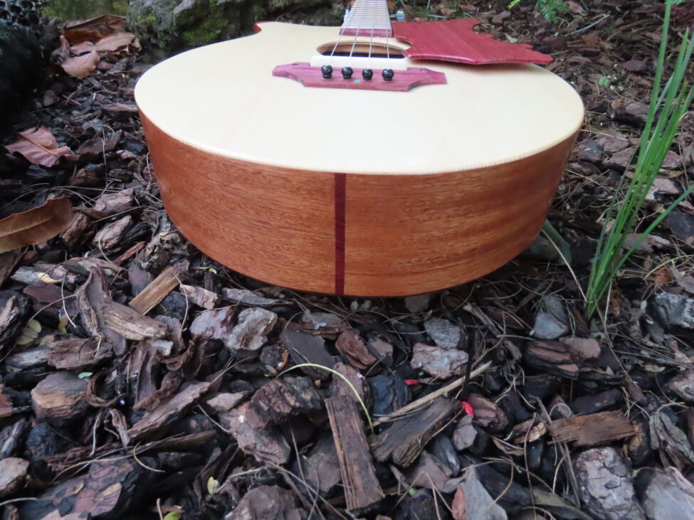 EMPEROR JUMBO TENOR UKULELE - Sapele with Spruce top and Purpleheart