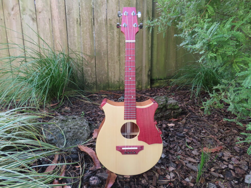 EMPEROR JUMBO TENOR UKULELE - Sapele with Spruce top and Purpleheart