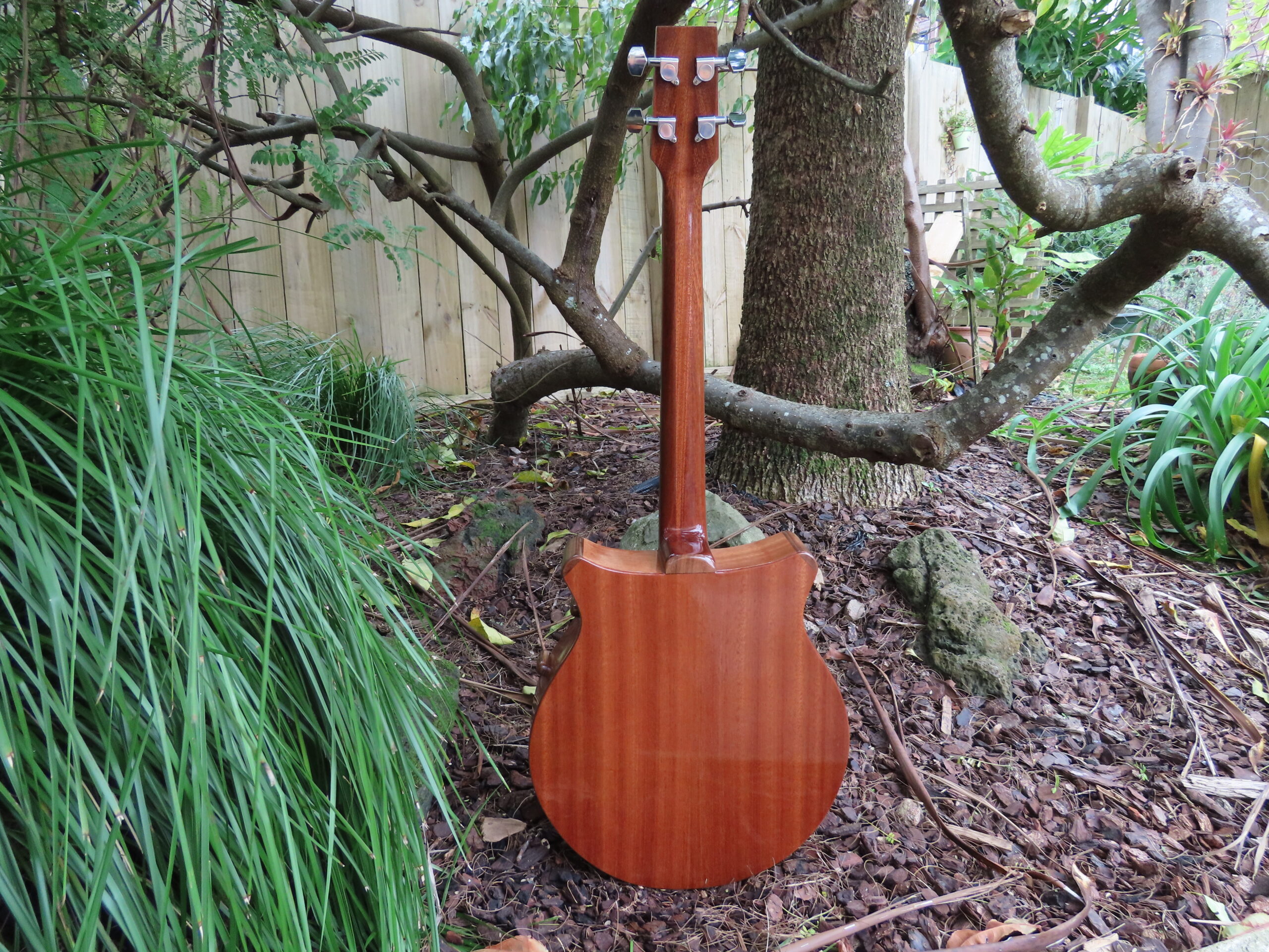 CROWN ROYALE BARITONE UKULELE - Mahogany with Spruce top - Image 3